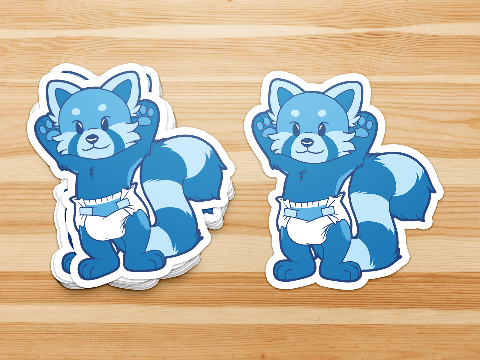 BIG Friends Stickers - Red Panda - PretendAgain ✨