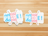 Transgender Pride Sticker (Toy Pride - 2021) - PretendAgain ✨