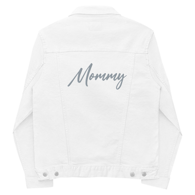 Classy Mommy Embroidered Denim Jacket