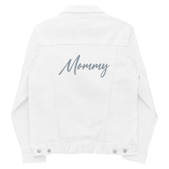 Classy Mommy Embroidered Denim Jacket